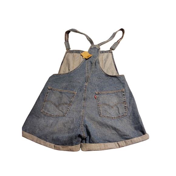 LADIES Bib Overalls Shorts Size XL Levi's Strauss New Retail $69.50 - Picture 6 of 9